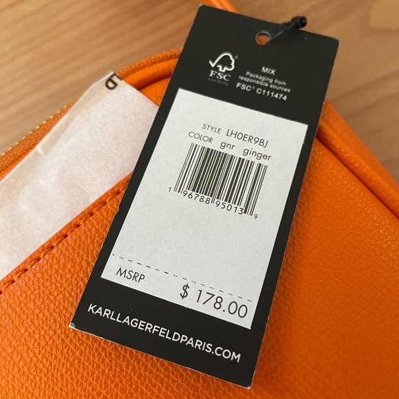 $FIRM. RARE KARL Lagerfeld Paris Bag Ginger, Maybelle Crossbody Shoulder Purse - Picture 6 of 15